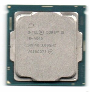 Intel ☆ Core i5-9500　SRF4B ★ 3.00GHz (4.40GHz)／9MB／8GT/s　6コア ★ ソケットFCLGA1151 ★