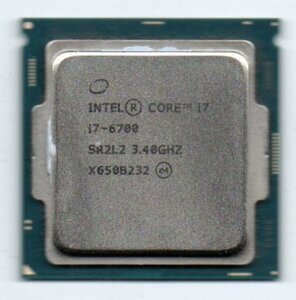 Intel ☆ Core i7-6700　SR2L2 ☆ 3.40GHz (4.00GHz)／8MB／8GT/s　4コア ☆ ソケットFCLGA1151 ☆
