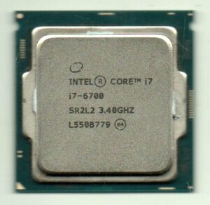 Intel ☆ Core i7-6700　SR2L2 ★ 3.40GHz (4.00GHz)／8MB／8GT/s　4コア ★ ソケットFCLGA1151 ☆