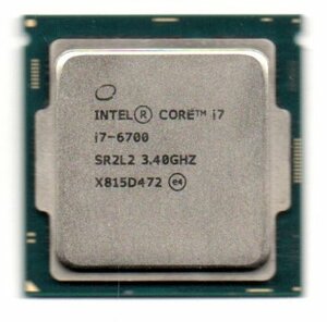 Intel ★ Core i7-6700　SR2L2 ★ 3.40GHz (4.00GHz)／8MB／8GT/s　4コア ☆ ソケットFCLGA1151 ☆