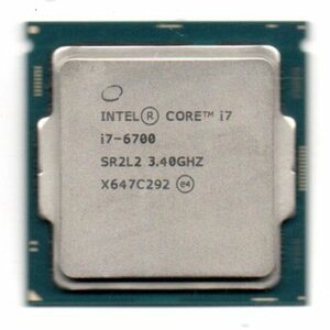 Intel ☆ Core i7-6700　SR2L2 ★ 3.40GHz (4.00GHz)／8MB／8GT/s　4コア ★ ソケットFCLGA1151 ☆