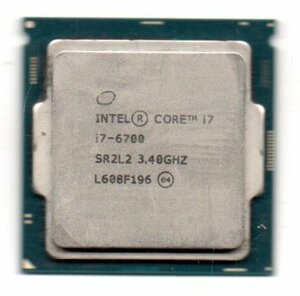 Intel ☆ Core i7-6700　SR2L2 ☆ 3.40GHz (4.00GHz)／8MB／8GT/s　4コア ★ ソケットFCLGA1151 ☆