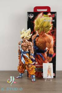 C賞 超サイヤ人孫悟空二次元改修リペイント Dragon Ball figure son goku 原画再現 ドラゴンボール VSオムニバスBRAVE 2D 2次元丸い再現