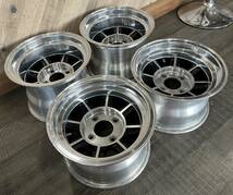 深リム! 13x8J 114.3/4h -5 x2本 13x9J 114.3/h -18 x2本 ハヤシ ストリート サニー サニトラ レビン トレノ B110 B122 TE27 旧車_画像1