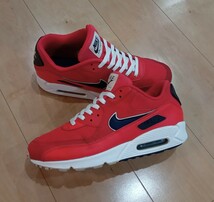 F24【特価/Used/入手困難】NIKE AIR MAX 90 ESSENTIAL UNIVERSITY RED/Jordan sb force atmos AIRMAX dunk acg supreme 1 2 4 95 97 90 _画像9