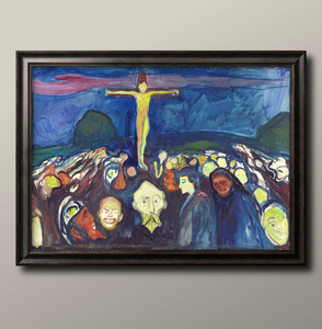 Art hand Auction 0626■Envío gratis!! Póster artístico pintura tamaño A3 Edvard Munch ilustración papel nórdico mate, Alojamiento, interior, otros