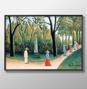 Art hand Auction 3312■Envío gratis!! Póster artístico pintura tamaño A3 Henri Rousseau Les Ensembles ilustración papel mate nórdico, Alojamiento, interior, otros