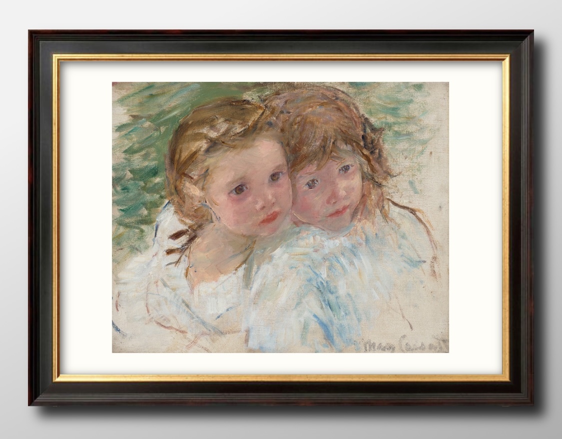 14466■Free shipping!! Art poster painting A3 size Mary Cassatt Sisters illustration Nordic matte paper, Housing, interior, others