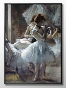 Art hand Auction 3633■Envío gratis!! Póster artístico pintura tamaño A3 Edgar Degas Ilustración de bailarina papel mate nórdico, Alojamiento, interior, otros