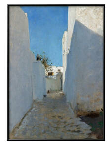 Art hand Auction 2110■Free shipping!! Art poster painting A3 size John Singer Sargent Moroccan Streets design Nordic matte paper, Housing, interior, others