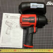 スナップオン Snap-on エアインパクト　PT850J ハイパワーインパクト　レッド　保護ブーツ付き_画像3