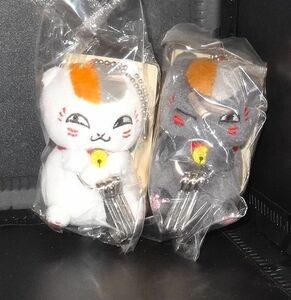  Natsume's Book of Friends nyanko. raw key ring mascot key holder all 2 kind 