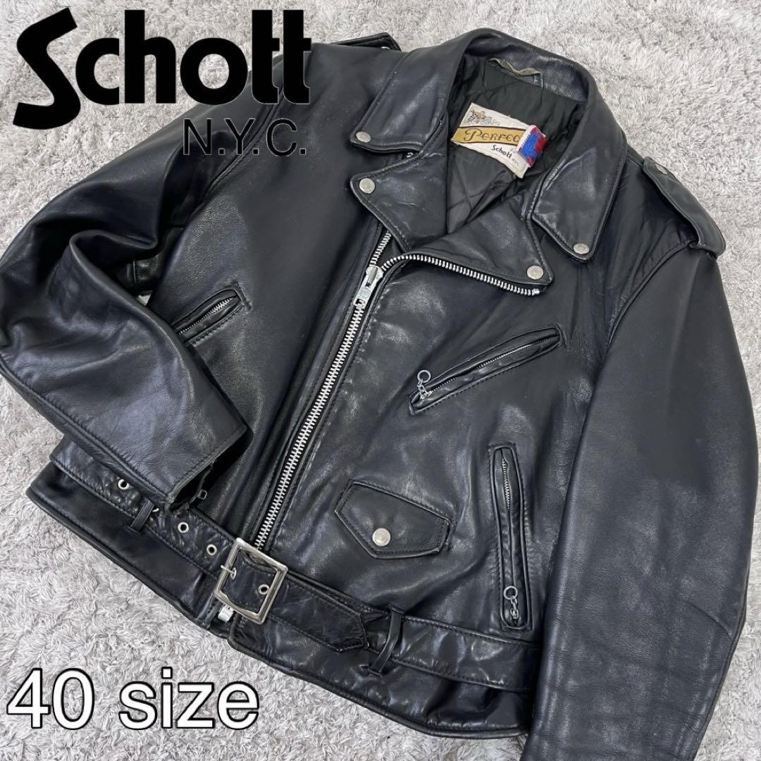 2024年最新】Yahoo!オークション -schott レザー 40の中古品・新品・未