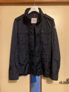 美品MONCLER CRISTIAN M65 NAVY フィールド ナイロンジャケット フード付 モンクレール クリスチャン ネイビー 