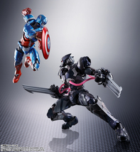 BANDAI S.H.Figuarts キャプテン・アメリカ & ヴェノム シンビオート ウルヴァリン (テック・オン・アベンジャーズ) 2体セット バンダイ_画像9