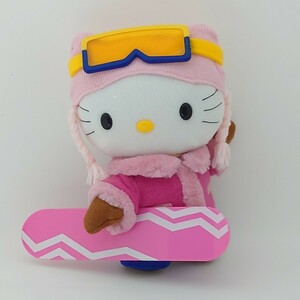 ご当地 地域 季節 冬期 限定 ハローキティ Hello Kitty ぬいぐるみ スノーボード スノボ 2000年 タグ付き 18cm