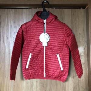 Цена 19000 иен высококачественный продукт Jott Children Kids Micro Down Jacket Half Cotton Носить внешнее красное красное 6/8