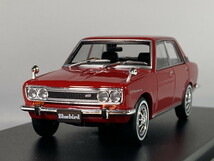 ダットサン ブルーバード Datsun Bluebird 1600 SSS (P510) 1969 1/43 - アシェット国産名車プレミアムコレクション Hachette_画像1