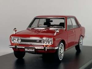 ダットサン ブルーバード Datsun Bluebird 1600 SSS (P510) 1969 1/43 - アシェット国産名車プレミアムコレクション Hachette