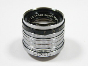 ◎ Nikon NIKKOR-H・C 1:2 f=5cm Nippon Kogaku Japan ニコン L39マウント レンズ