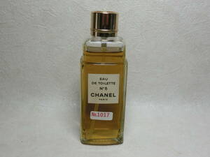 【№1017-香水6003】中古品：CHANEL シャネル N°5 EDT オードトワレ 100ml 香水 　訳あり噴射部欠損