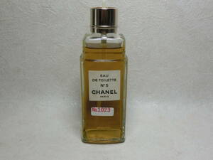 【№1023-香水6003丁目】中古品：CHANEL シャネル N°5 EDT オードトワレ 100ml 香水 　訳あり噴射部欠損