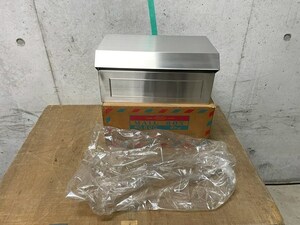 20 ステンレス 郵便受け 未使用 ハッピー金属工業 HSK 18-8 MAIL BOX N.O 600 デッドストック レトロ 昭和 ポスト 金物屋 廃業 長期保管品