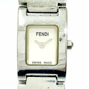 【1円スタート】FENDI フェンディ 3150L ステラ SS ホワイト文字盤 クオーツ レディース腕時計 ジャンク 229477