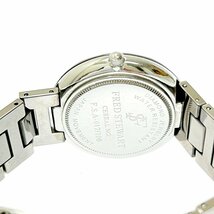 【1円スタート】FRED STEWART FS-001 カットガラス SS ブルーシェル文字盤 クオーツ メンズ腕時計 ジャンク 228725_画像6