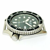 【1円スタート】SEIKO セイコー 6458-6000 ダイバーズ 150m SS ブラック文字盤 クオーツ メンズ腕時計 229535_画像2