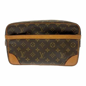 【ジャンク】 LOUIS VUITTON ルイ・ヴィトン M51845 モノグラム PVC コンピエーニュ28 セカンドバッグ ブラウン 219578 セカンドバッグ