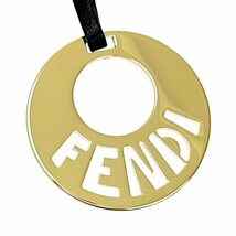 FENDI フェンディ レザー GP ロゴ バックチャーム レディース 224420 チャーム_画像3