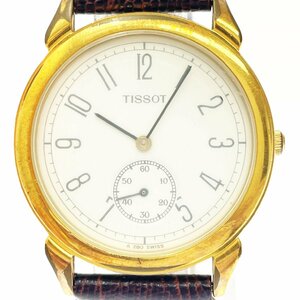 【1円スタート】TISSOT ティソ A280 スモセコ GP ホワイト文字盤 クオーツ ボーイズ腕時計 ジャンク 228535