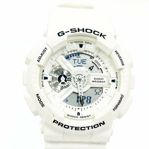 【1円スタート】CASIO カシオ GA-110MW Gショック アナデジ クオーツ メンズ腕時計 231017