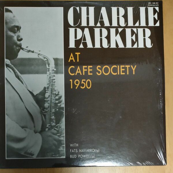 AT CAFE SOCIETY19:50/CHARLIE PARKER /LPレコード ビニールコティングジャケット