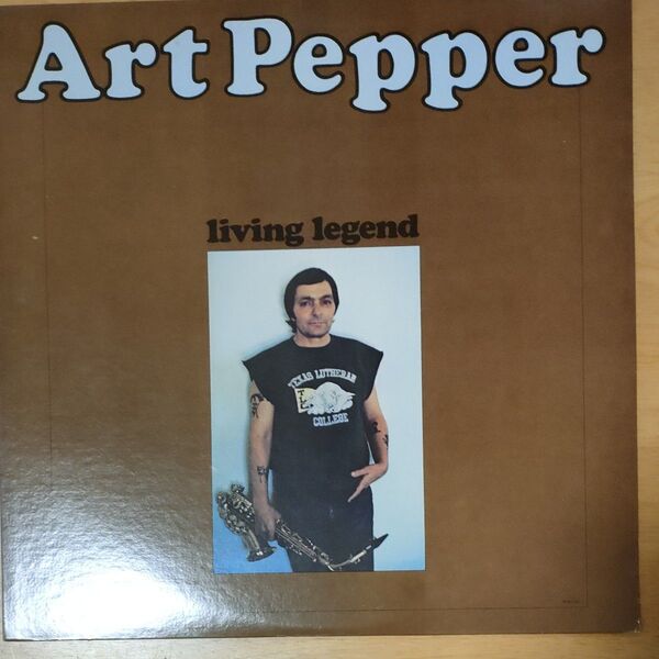 ART PEPPER/LIVING LEGEND:LP見本盤