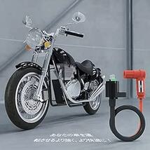 1PZ JRG-C01 12V イグニッションコイル 46cm 汎用 耐久性 ホンダ モンキー ゴリラ スーパーカブ マグナ5_画像6