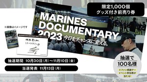 フェイスタオル オリジナルタオル 千葉ロッテマリーンズ ドキュメンタリー 映画 2023 今日をチャンスに変える。 数量限定品