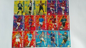 1997 PANINI Calcio パニーニ カルチョ 97 セリエA トレカ 37枚 アソート サッカー カード デルピエロ バティストゥータ ジダン バレージ