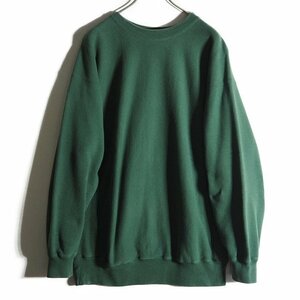 M2310f26　■H BEAUTY&YOUTH エイチ ビューティー＆ユース■　CREW NECK SWEAT SHIRT クルーネック スウェットシャツ グリーン L 秋～春