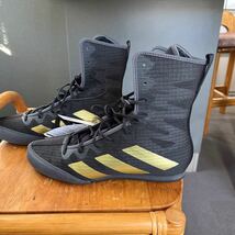 【未使用】アディダス　adidas ボクシングシューズ　BOX HOG4 サイズ25.5㎝　（サルセーション）_画像1