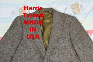 ハリス ツィード ジャケット 13739c USA製 Harris＆tweed