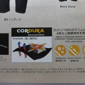 ディッキーズD756 CORDURAストレッチデニムつなぎ インディゴ LLサイズ お値打ち品 税込み ６８００円の画像5