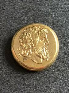 ギリシャ古銭 金貨 古代ギリシャ 38.9g 11