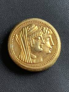 ギリシャ古銭 金貨 古代ギリシャ 37.2g 15