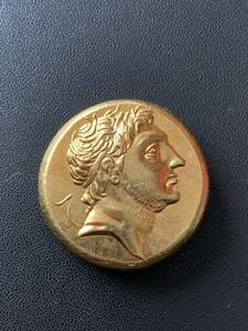 ギリシャ古銭 金貨 古代ギリシャ 43.3g ⑤