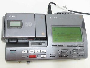 80☆SONY MD WALKMAN MZ-R4ST MZS-R4ST ポータブルMDウォークマン ◆0111-418