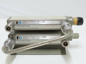 ◎60☆hp ATTENUATOR 減衰器 8494B／8496B セット☆0117-464