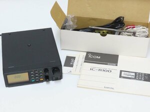 ◎60☆美品☆ICOM 広帯域受信機 IC-R100 レシーバー☆0119-494