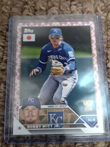 23 Topps MLB JAPAN EDITION ボビー・ウィットJR 桜パラレル/99 ロイヤルズ WBC アメリカ代表 BOBBY WITT JR. 